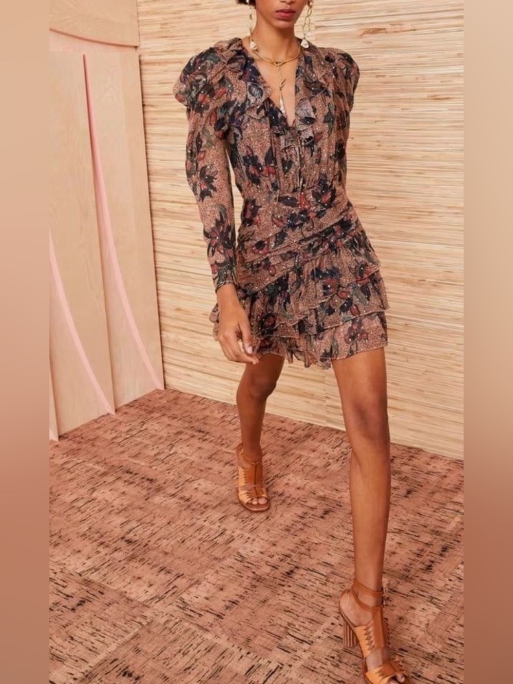 Ulla Johnson Cecily Silk Mini Dress Size 2 - Picture 5 of 6